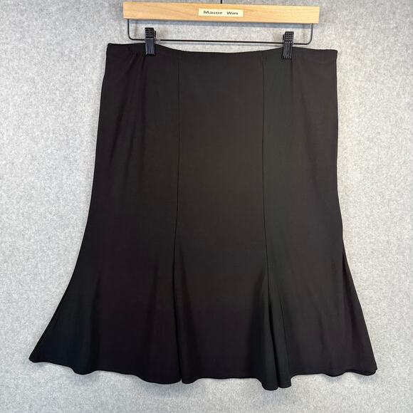 Antthony Original Dresses & Skirts - Antthony Original Skirt Womens Small Black Elastic Waist Pull On Midi Pockets